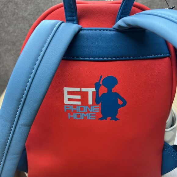 ET Loungefly Purse Backpack Shoulder Bag 80s Universal Exclusive Elliot Mini New - Picture 4 of 9